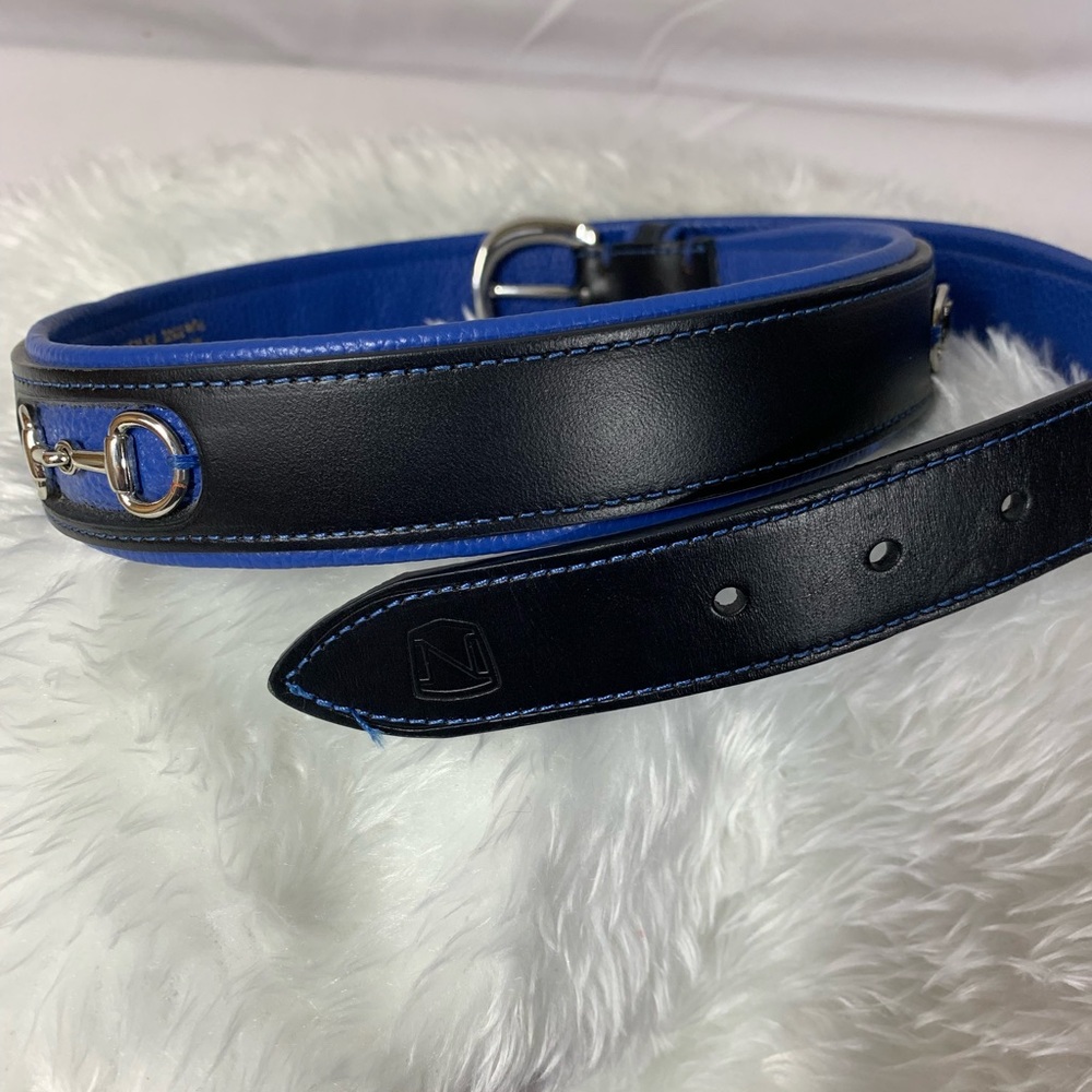 Noble Outfitters On The Bit Belt Royal Blue/ Blk/ Silver. SZ MEDIUM EC. - Picture 8 of 8